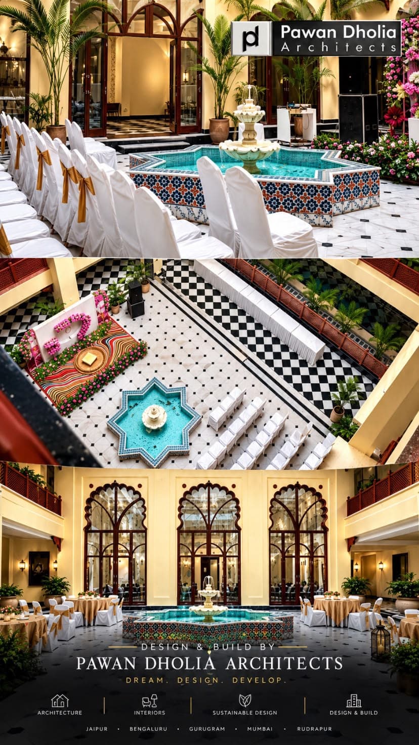 Pawan Dholia Architects Heritage Hospitality Design and Build Showcase collage