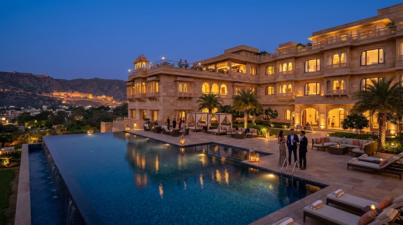 5 Star Hotel Resort - Hospitality Architecture & Luxury Resort architectural design in Jaipur, Rajasthan