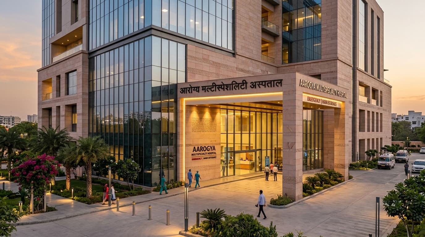 Veera Hospital - Healthcare & Institutional Architecture in Jaipur, Rajasthan